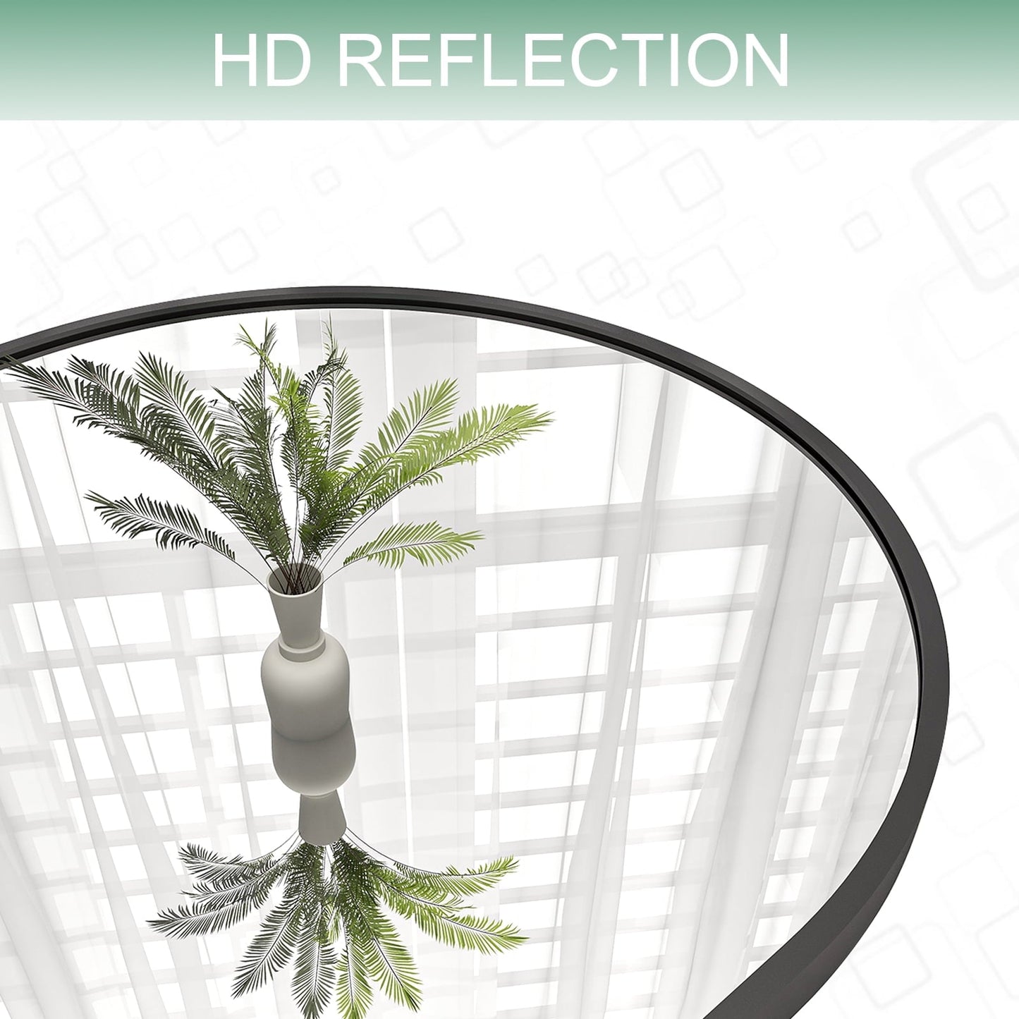 5.5 ft Black Arch Full-Length Mirror with Stand | All-India Delivery & Guarantee - Fabels