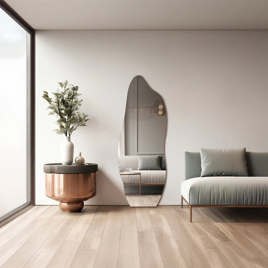 Abstract Full-Length Mirror – Stylish, Contemporary Design for Bedrooms and Living Spaces - Fabels