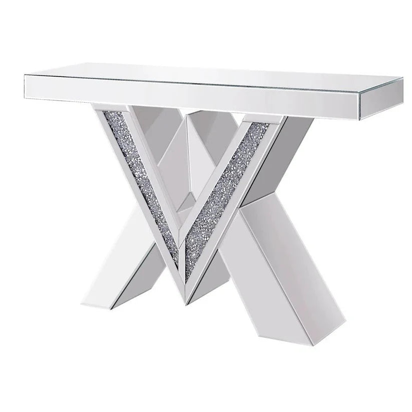 Allegra 47" Luxury Mirrored Console Table – A Statement of Elegance & Glamour - Fabels