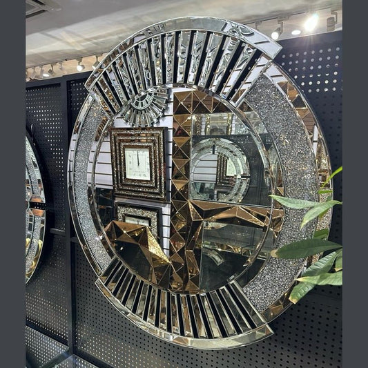 Celestial Elegance Decorative Wall Mirror – Luxury Home Decor - Fabels