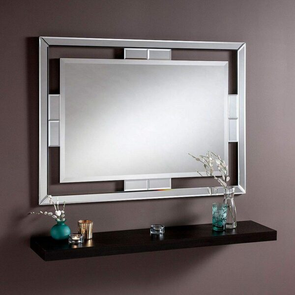 Contemporary Layered Wall Mirror – Sleek & Modern Design - Fabels
