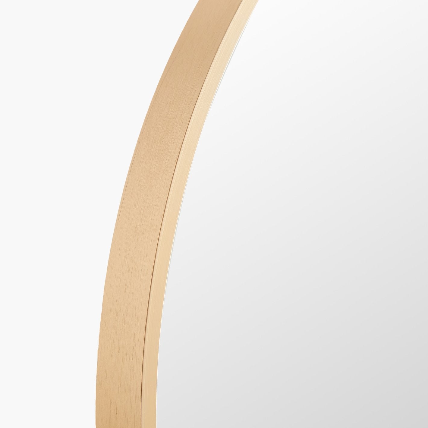 Elegant Round Mirror with Golden Frame – Available in Sizes 2x2 Feet, 2.5x2.5 Feet, and 3x3 Feet | Timeless Home Décor Accent - Fabels
