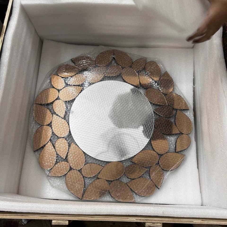 Golden Bloom Mirror – A Masterpiece of Luxury & Elegance - Fabels