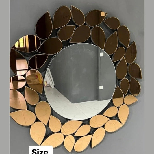 Golden Bloom Mirror – A Masterpiece of Luxury & Elegance - Fabels