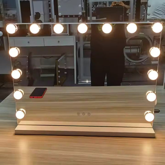 Hollywood Style LED Vanity Mirror – Decorative Wall Mirror with Lights - Fabels