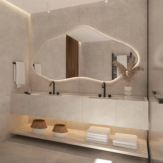 LED Mirror with Touch Sensor & 3 Lights – Functional and Elegant Design for Modern Living - Fabels
