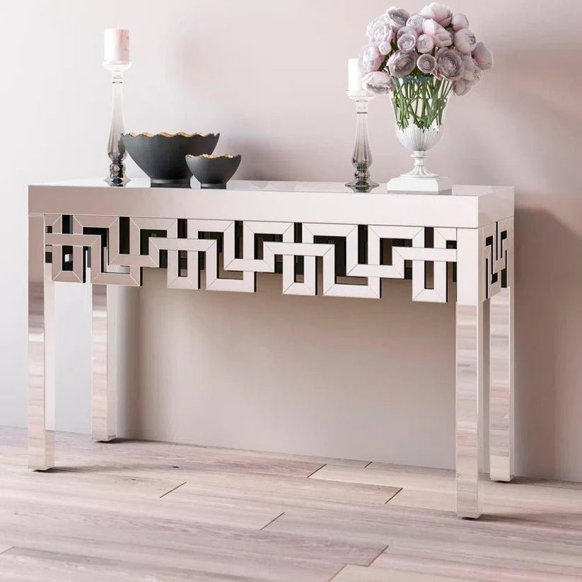 Luong 48" Mirrored Console Table – A Statement of Modern Elegance ✨ - Fabels