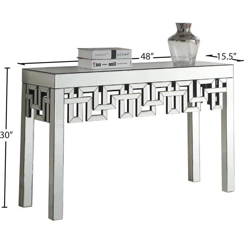 Luong 48" Mirrored Console Table – A Statement of Modern Elegance ✨ - Fabels