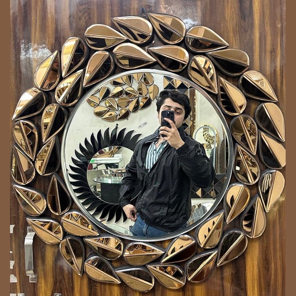 Luxe Leaf Mirror - Fabels