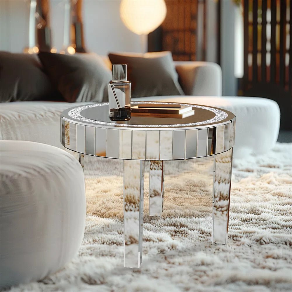 ✨ Luxury Crystal Mirrored Coffee Table – A Perfect Blend of Glamour & Functionality ✨ - Fabels