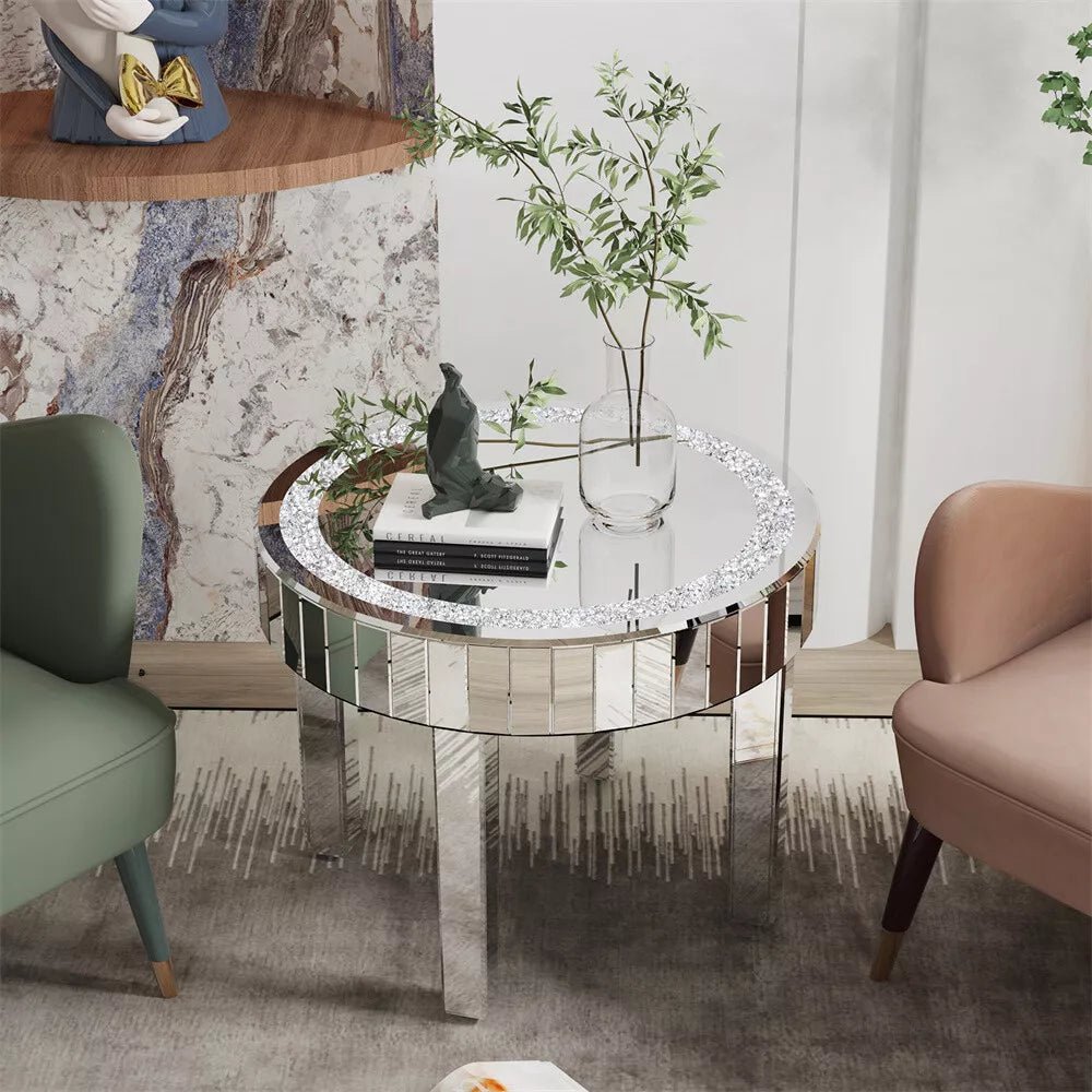 ✨ Luxury Crystal Mirrored Coffee Table – A Perfect Blend of Glamour & Functionality ✨ - Fabels