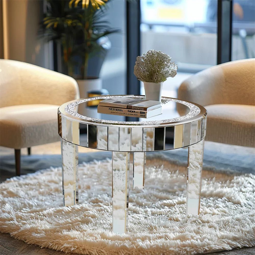 ✨ Luxury Crystal Mirrored Coffee Table – A Perfect Blend of Glamour & Functionality ✨ - Fabels