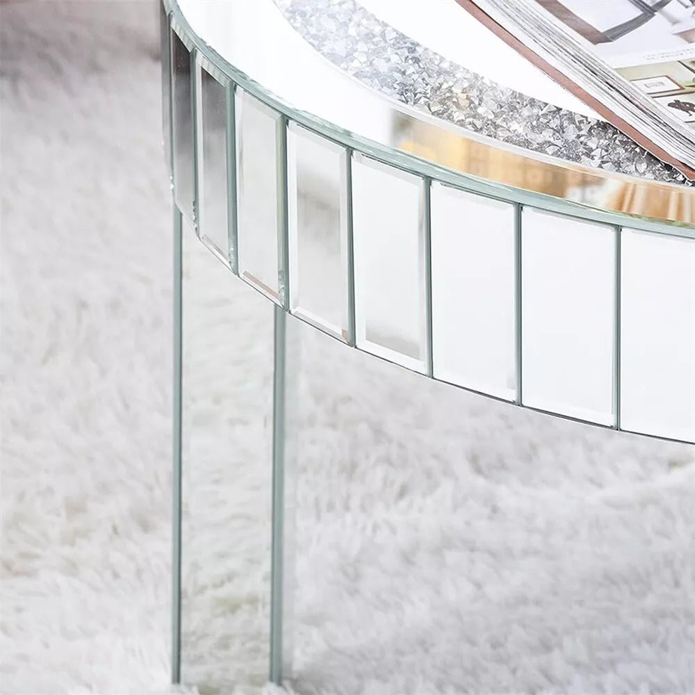 ✨ Luxury Crystal Mirrored Coffee Table – A Perfect Blend of Glamour & Functionality ✨ - Fabels