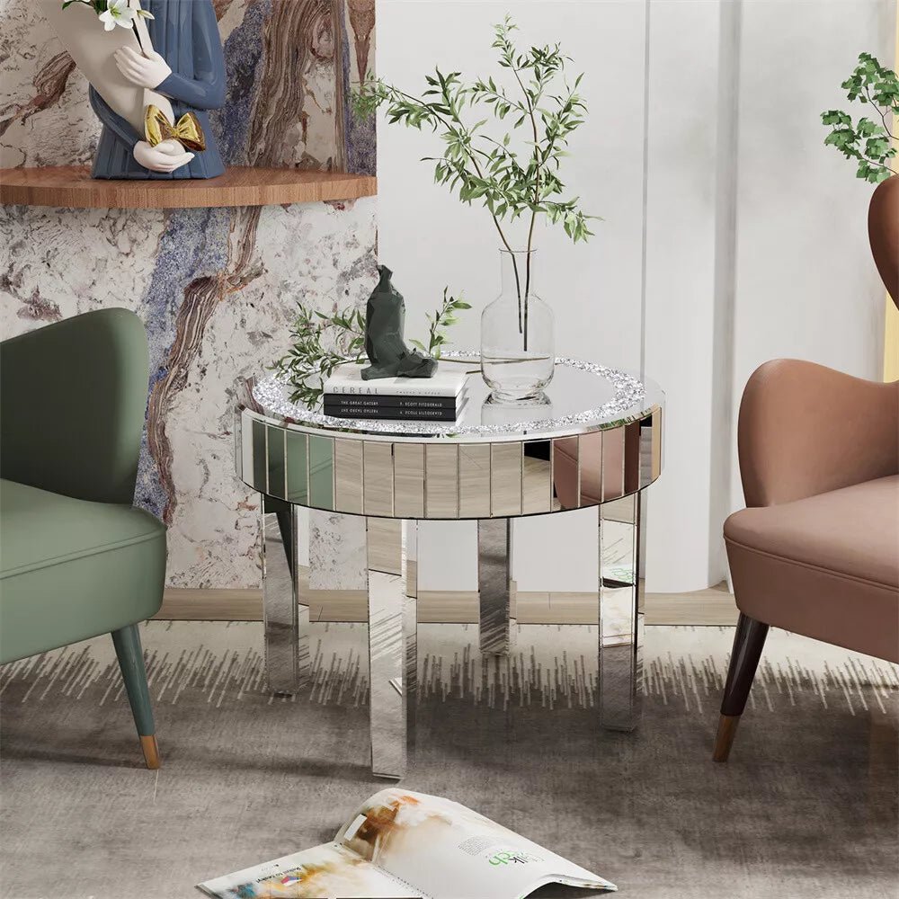 ✨ Luxury Crystal Mirrored Coffee Table – A Perfect Blend of Glamour & Functionality ✨ - Fabels