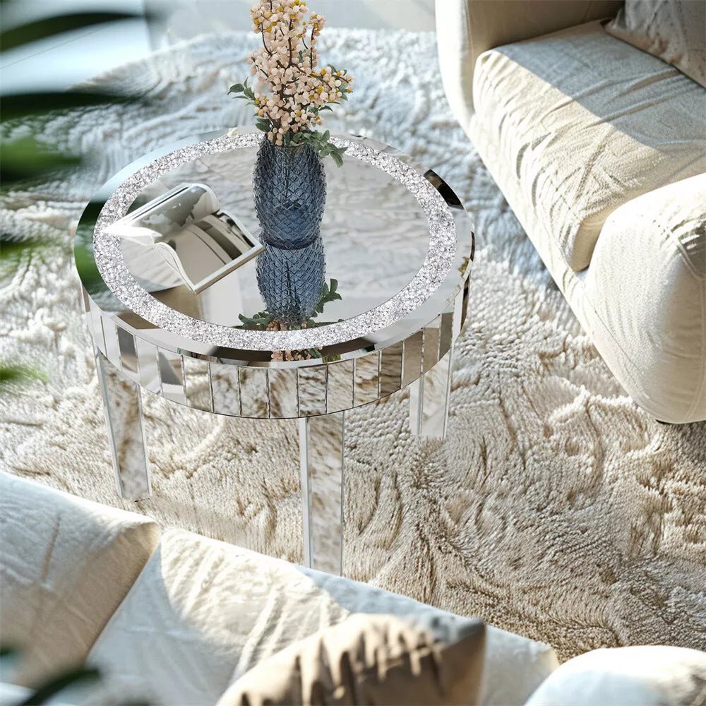 ✨ Luxury Crystal Mirrored Coffee Table – A Perfect Blend of Glamour & Functionality ✨ - Fabels