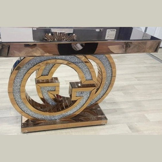 ✨ Luxury Double G Mirrored Console Table – A Symbol of Prestige & Elegance - Fabels