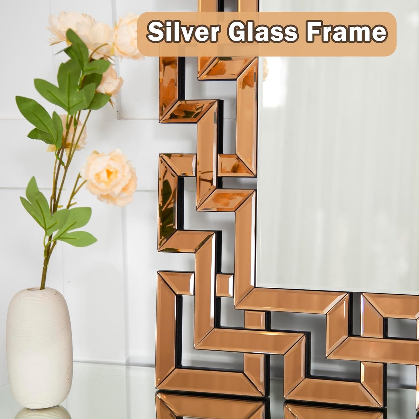Luxury Geometric Wall Mirror – Modern Elegance & Timeless Design - Fabels