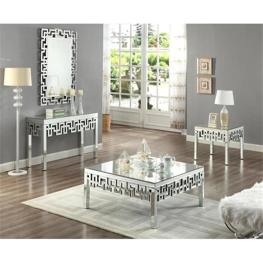 Luxury Mirrored Center Table – Elegant Modern Centerpiece | Free Shipping - Fabels