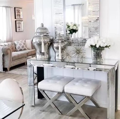 Luxury Mirrored Console Table – A Statement of Elegance & Sophistication - Fabels