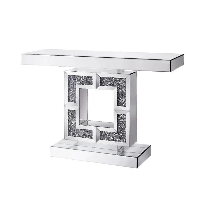 Luxury Mirrored Console Table with Crystal Inlay – A Statement Piece for Elegant Interiors - Fabels