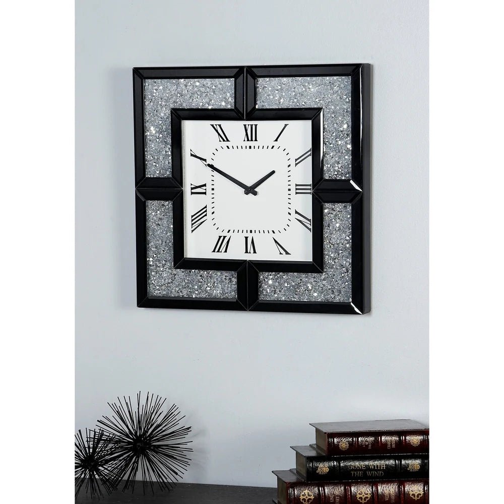 Luxury Mirrored Wall Clock – A Timeless Statement of Elegance - Fabels