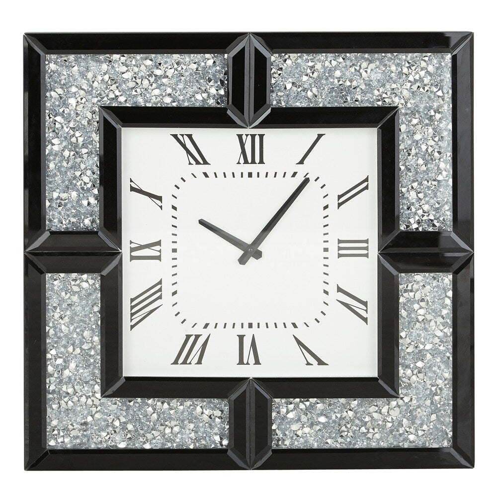 Luxury Mirrored Wall Clock – A Timeless Statement of Elegance - Fabels