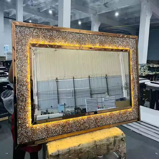 Luxury Octagonal Beveled Wall Mirror – Contemporary Elegance - Fabels