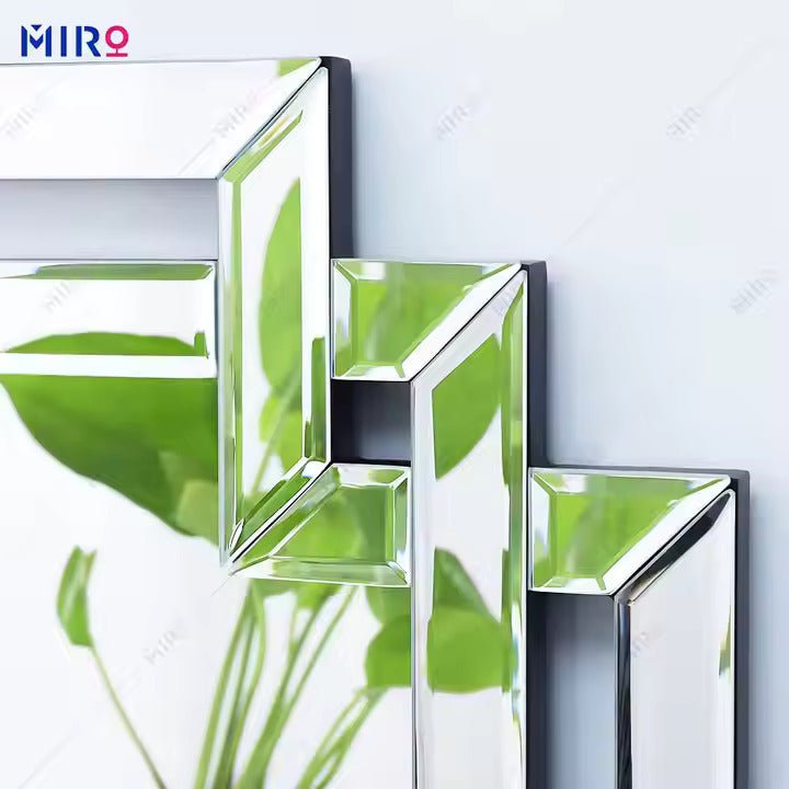 Modern Layered Frame Wall Mirror – Elegant & Contemporary - Fabels