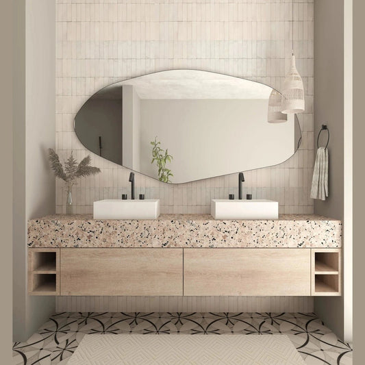 Touch Sensor LED Mirror with 3 Lights – Brighten Your Room with Modern Elegance - Fabels