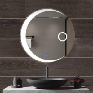 Vanity Elegance: Modern LED Makeup Mirror with Touch Controls