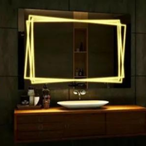 Reflective Radiance: Modern LED Makeup Mirror with Touch-Responsive Controls