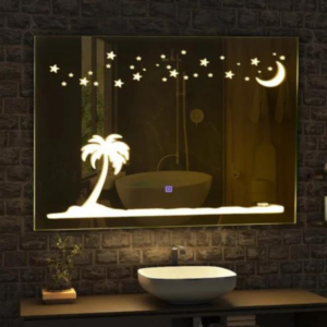 Illuminate Your Aura: Touch Sensor LED Bathroom Mirror for Makeup Glam