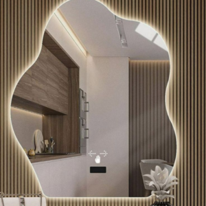 Amoeba Wall Art Mirror – Sculptural Beauty for Contemporary Decor