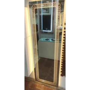 6 Feet of Full-Length Brilliance: Modern LED Mirror with Touch-Activated Lights