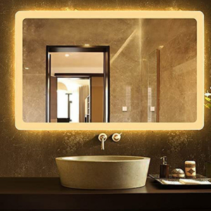 Chic Vanity Vibes: Modern LED Bathroom Mirror with Touch Sensor