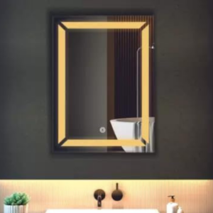 Bathroom Brilliance: LED-Lit Vanity Mirror with Touch Sensor