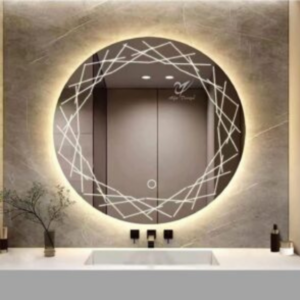 Glamour Gaze: Touch Sensor LED Bathroom Mirror for Stylish Spaces