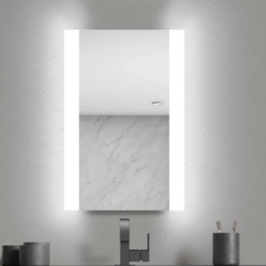 Radiant Chic: Touch-Activated LED Bathroom Mirror for Makeup