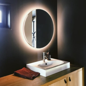 Lighted Elegance: LED-Lit Bathroom Mirror with Touch Controls