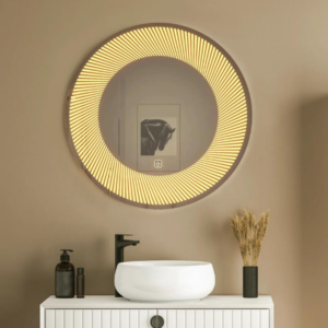 Mirror Mastery: Touch Sensor LED Bathroom Mirror for Glamorous Makeup