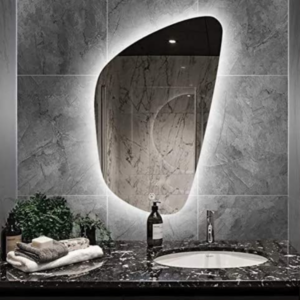 Lighted Elegance: LED-Lit Bathroom Mirror with Touch Controls