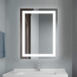 Glamour Glow: Touch Sensor LED Bathroom Mirror for Makeup