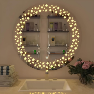 Elegant Illumination: Modern LED Mirror with Touch Lights
