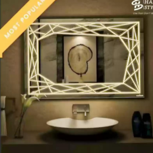 Vanity Elegance: Touch-Activated LED Mirror with Makeup Lights