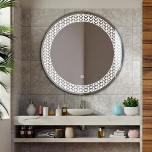 Glamour in Every Detail: Vanity Makeup Mirror with Touch-Responsive LED